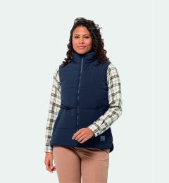 Снимка на Jack Wolfskin Жилетка за костюм White Frost Vest 1207371 Тъмносин Regular Fit