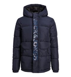 Снимка на Jack&Jones Junior Пухено яке 12246122 Тъмносин Regular Fit