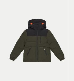 Снимка на Jack&Jones Junior Пухено яке Otto 12258548 Зелен Regular Fit