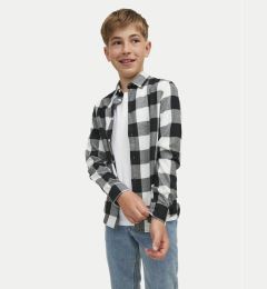 Снимка на Jack&Jones Junior Риза Gingham 12183050 Сив Regular Fit