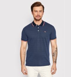 Снимка на Jack&Jones PREMIUM Тениска с яка и копчета Bluwin 12169064 Тъмносин Regular Fit