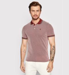 Снимка на Jack&Jones PREMIUM Тениска с яка и копчета Bluwin 12169064 Червен Regular Fit