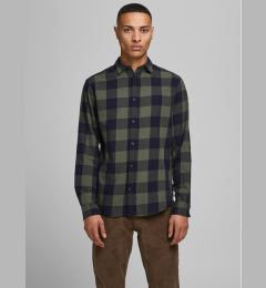 Снимка на Jack&Jones Риза 12181602 Зелен Slim Fit