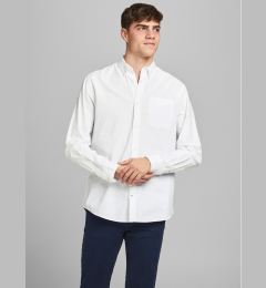 Снимка на Jack&Jones Риза 12182486 Бял Slim Fit