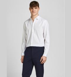 Снимка на Jack&Jones Риза 12201905 Бял Slim Fit