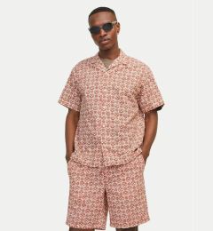 Снимка на Jack&Jones Риза Jorluke 12255206 Кафяв Relaxed Fit