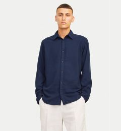 Снимка на Jack&Jones Риза Joshua 12258429 Тъмносин Slim Fit