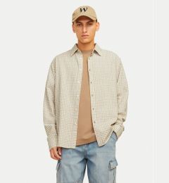 Снимка на Jack&Jones Риза Joshua 12260673 Бежов Relaxed Fit