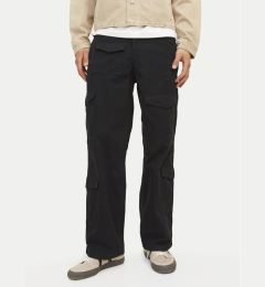 Снимка на Jack&Jones Текстилни панталони Bill 12258307 Черен Relaxed Fit