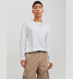 Снимка на Jack&Jones Тениска с дълъг ръкав Classic 12227674 Бял Relaxed Fit