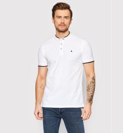 Снимка на Jack&Jones Тениска с яка и копчета Paulos 12199711 Бял Regular Fit