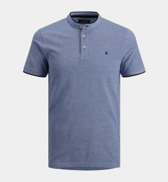 Снимка на Jack&Jones Тениска с яка и копчета Paulos 12199711 Син Slim Fit