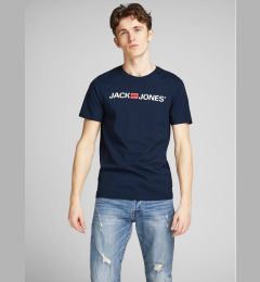 Снимка на Jack&Jones Тишърт Corp Logo 12137126 Тъмносин Slim Fit