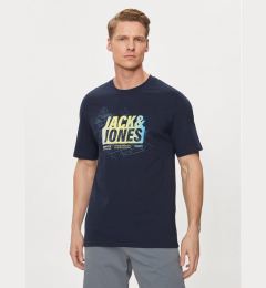 Снимка на Jack&Jones Тишърт Map 12257908 Тъмносин Regular Fit