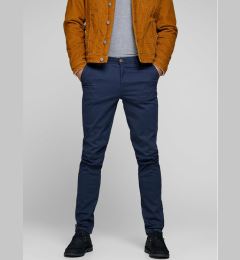 Снимка на Jack&Jones Чино панталони Marco 12150148 Тъмносин Slim Fit