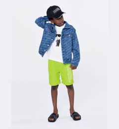 Снимка на Karl Lagerfeld Kids Плувни шорти Z90049 Зелен Regular Fit