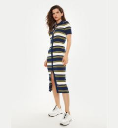 Снимка на Lacoste Плетена рокля EF2554 Тъмносин Slim Fit