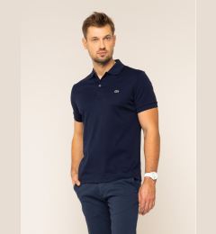 Снимка на Lacoste Тениска с яка и копчета DH2050 Тъмносин Regular Fit