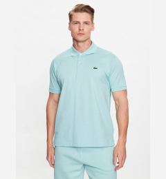 Снимка на Lacoste Тениска с яка и копчета L1212 Зелен Regular Fit