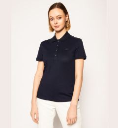 Снимка на Lacoste Тениска с яка и копчета PF5462 Тъмносин Slim Fit