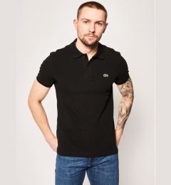 Снимка на Lacoste Тениска с яка и копчета PH4012 Черен Slim Fit