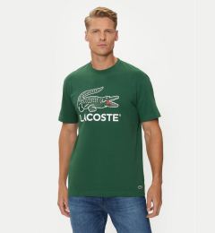 Снимка на Lacoste Тишърт TH1285 Зелен Regular Fit