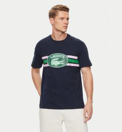 Снимка на Lacoste Тишърт TH1415 Тъмносин Regular Fit