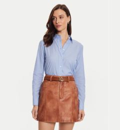 Снимка на Lauren Ralph Lauren Риза 200940254001 Светлосиньо Straight Fit