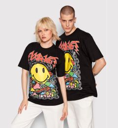 Снимка на Market Тишърт Unisex SMILEY Iron 399001064 Черен Relaxed Fit