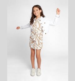 Снимка на MICHAEL KORS KIDS Дънково яке R16126 S Бял Regular Fit