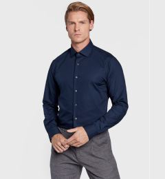 Снимка на Michael Kors Риза MD0MD90425 Тъмносин Slim Fit