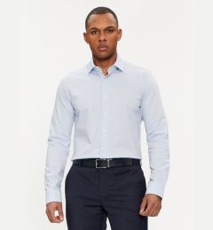 Снимка на Michael Kors Риза MK0DS01263 Светлосиньо Slim Fit