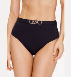 Снимка на MICHAEL Michael Kors Долнище на бански Solid High Waist MM1N025 Черен