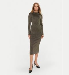 Снимка на MICHAEL Michael Kors Плетена рокля MF482KPAFB Златист Slim Fit