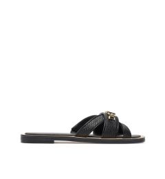 Снимка на MICHAEL Michael Kors Чехли Tiffanie Flat Slide 40S4TFFS1D Черен