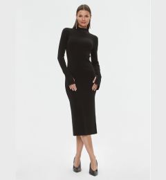 Снимка на Patrizia Pepe Плетена рокля 2A2612/K002-K103 Черен Slim Fit