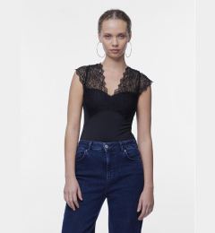 Снимка на Pieces Боди Tatianna 17114311 Черен Slim Fit