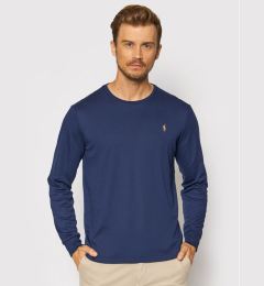 Снимка на Polo Ralph Lauren Тениска с дълъг ръкав 710760121 Тъмносин Slim Fit