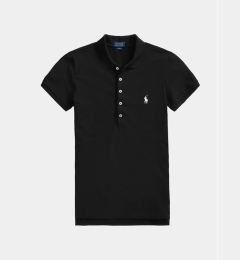 Снимка на Polo Ralph Lauren Тениска с яка и копчета 211870245005 Черен Slim Fit