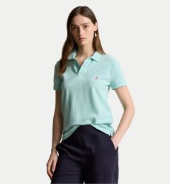 Снимка на Polo Ralph Lauren Тениска с яка и копчета 211935587003 Зелен Regular Fit