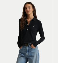 Снимка на Polo Ralph Lauren Тениска с яка и копчета 211958949002 Черен Regular Fit