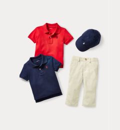 Снимка на Polo Ralph Lauren Тениска с яка и копчета 320570127002 Тъмносин Regular Fit