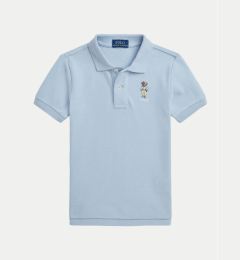 Снимка на Polo Ralph Lauren Тениска с яка и копчета 322853788016 Светлосиньо Regular Fit