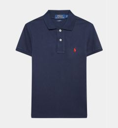 Снимка на Polo Ralph Lauren Тениска с яка и копчета 323547926 Тъмносин Slim Fit