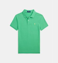 Снимка на Polo Ralph Lauren Тениска с яка и копчета 323708857166 Зелен Slim Fit