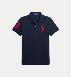 Снимка на Polo Ralph Lauren Тениска с яка и копчета 323708861113 Тъмносин Regular Fit