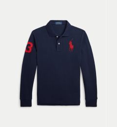 Снимка на Polo Ralph Lauren Тениска с яка и копчета 323708862040 Тъмносин Slim Fit