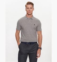 Снимка на Polo Ralph Lauren Тениска с яка и копчета 710548797011 Сив Slim Fit