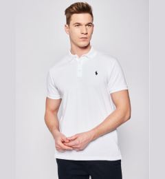 Снимка на Polo Ralph Lauren Тениска с яка и копчета 710660897 Бял Regular Fit