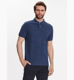 Снимка на Polo Ralph Lauren Тениска с яка и копчета 710666998005 Син Regular Fit